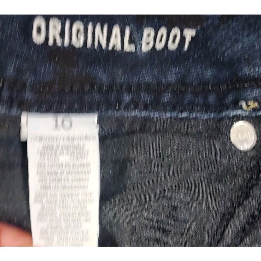 American Eagle Original Boot Cut Jeans Medium Wash Low Rise Women's Size 10 - Picture 6 of 10